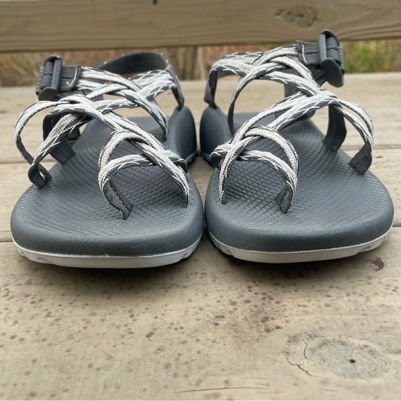 Chaco ZX2 gray Classic sandals size 8 - Picture 4 of 16